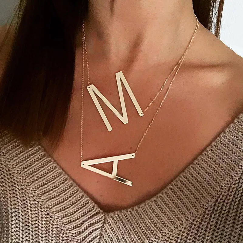 100% Stainless Steel Initial Name Pendant Necklace for Women 316L Stainless Steel Alphabet Pendants Neckleces 2019 New Hot
100% Stainless Steel Initial Name Pendant Necklace for Women 316L Stainless Steel Alphabet Pendants Neckleces 2019 New Hot