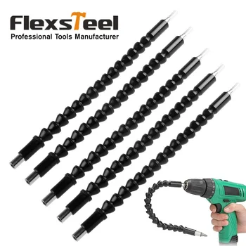 5pcs 1/4" Hex Shank 30CM 12" Length Flexible Screwdriver Drill Bit Extention Holder with Magnetic Quick Connect Drive Shaft Tip
5pcs 1/4" Hex Shank 30CM 12" Length Flexible Screwdriver Drill Bit Extention Holder with Magnetic Quick Connect Drive Shaft Tip