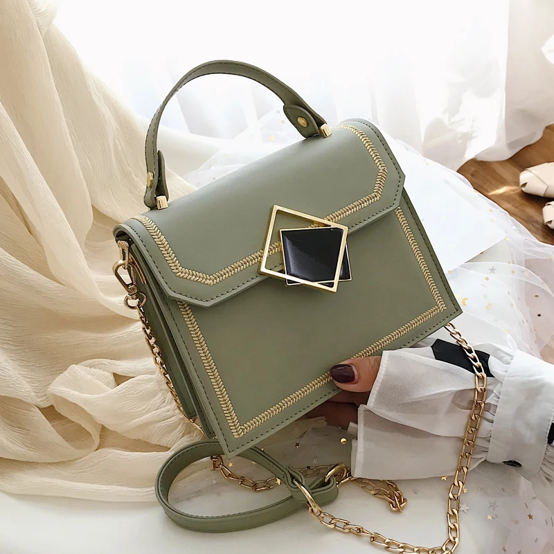 Elegant Female Casual Tote Bag 2019 New Quality PU Leather Women's Designer Handbag Lock Chain Travel Shoulder Messenger Bag
Elegant Female Casual Tote Bag 2019 New Quality PU Leather Women's Designer Handbag Lock Chain Travel Shoulder Messenger Bag