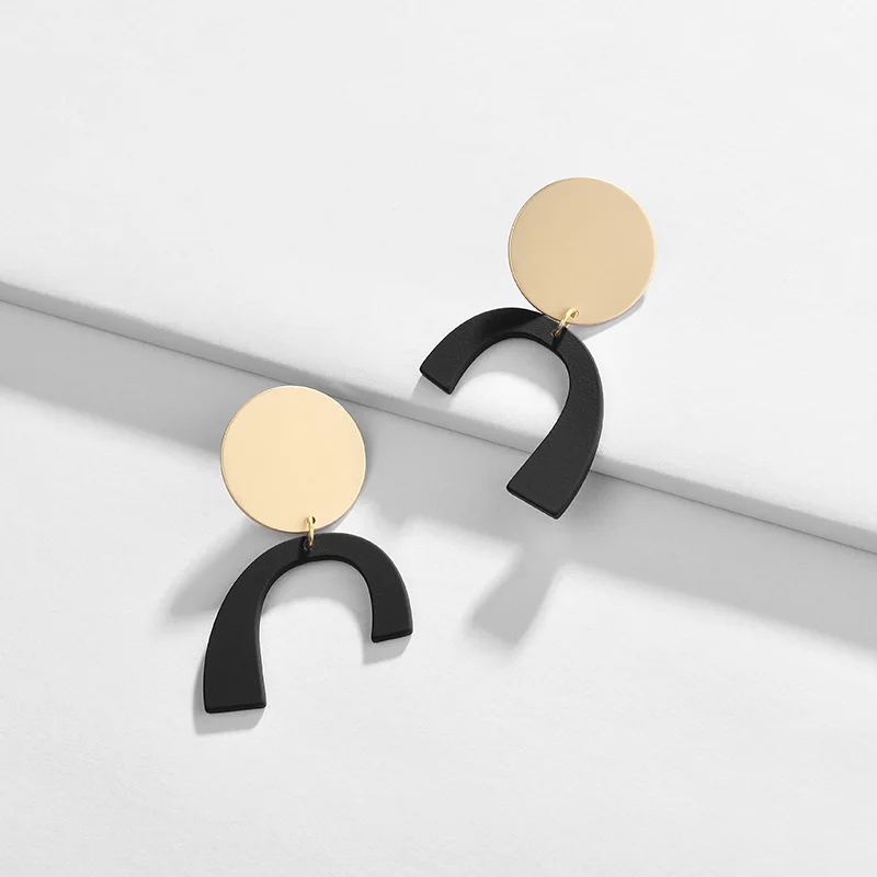 ZWPON 2019 Designer Minimalism Geometric Reverse U Shape Drop Earrings for Women Colored Paint Statement Earrings Jewelry
ZWPON 2019 Designer Minimalism Geometric Reverse U Shape Drop Earrings for Women Colored Paint Statement Earrings Jewelry
