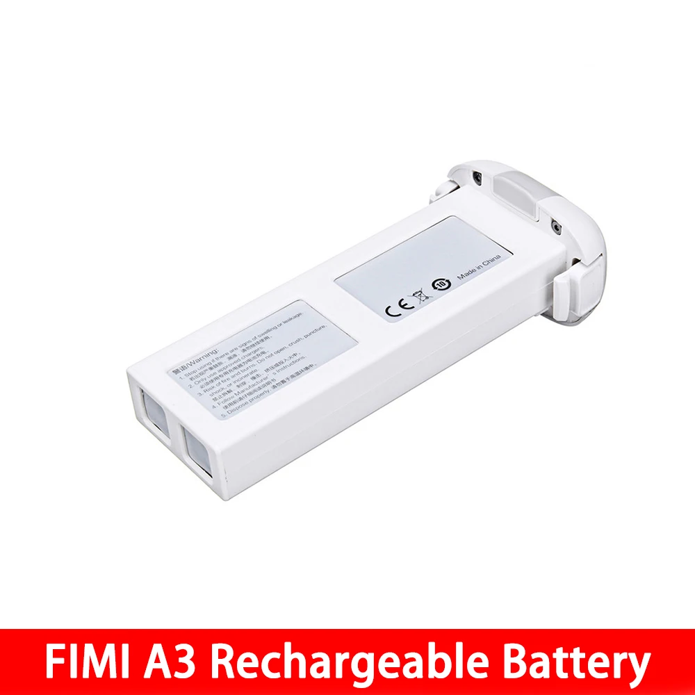Original Xiaomi FIMI A3 Battery RC Quadcopter Spare Parts 11.1V 2000 mAh 3S Rechargeable Lipo Battery
Original Xiaomi FIMI A3 Battery RC Quadcopter Spare Parts 11.1V 2000 mAh 3S Rechargeable Lipo Battery