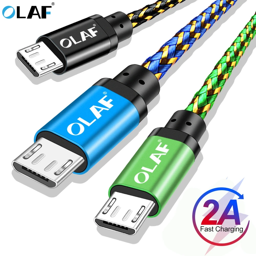 Кабель микро-USB OLAF кабель для быстрой зарядки и синхронизации данных 1 м 2 3 Xiaomi Samsung