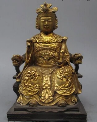 007328 China Pure Bronze 24k gold Dragon phoenix Queen Mother empress Buddha statue
007328 China Pure Bronze 24k gold Dragon phoenix Queen Mother empress Buddha statue