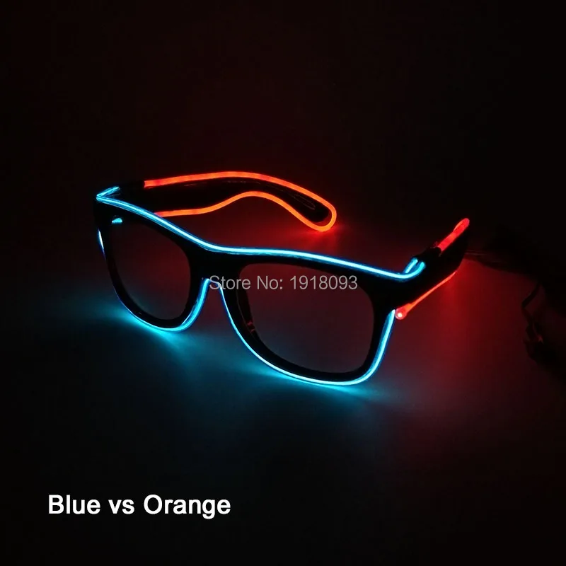 2019 Newest Fashion 5 Style Twin Color Flexible Novelty Lighting EL wire LED Neon Glasses For Party Supplies
2019 Newest Fashion 5 Style Twin Color Flexible Novelty Lighting EL wire LED Neon Glasses For Party Supplies