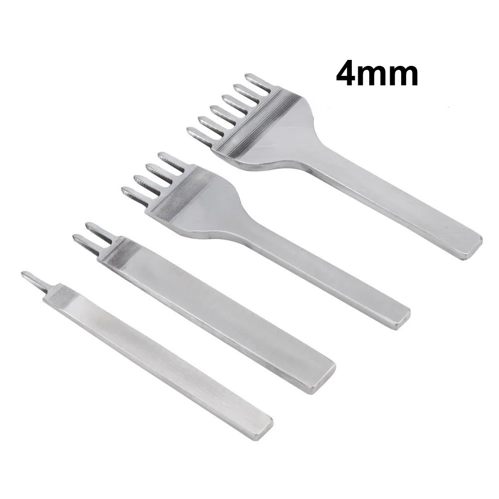 Ultra Hard 4mm pitch 1 2 4 6 Prong 4pcs/set Leather Craft For DIY Diamond Leathercraft Tool
Ultra Hard 4mm pitch 1 2 4 6 Prong 4pcs/set Leather Craft For DIY Diamond Leathercraft Tool