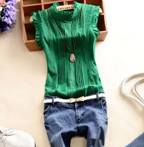 2015 New Fashion Women Summer Chiffon Shirts Tops Short Sleeve Collar Lace Pleated Casual Shirts Blouse
2015 New Fashion Women Summer Chiffon Shirts Tops Short Sleeve Collar Lace Pleated Casual Shirts Blouse