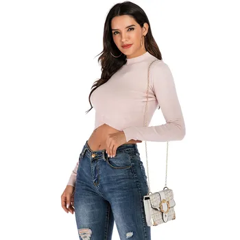 NORMOV Sexy Slim Knitted sweaters woman Round neck High-necked Short paragraph Sweater Autumn 2019 Solid sweater
NORMOV Sexy Slim Knitted sweaters woman Round neck High-necked Short paragraph Sweater Autumn 2019 Solid sweater