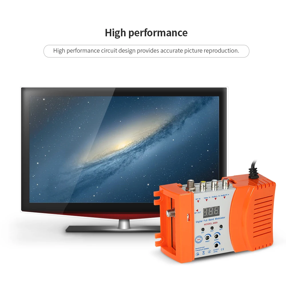 High Performance Auto RF Modulator Compact RF Modulator Audio Video TV Converter RHF UHF Signal Amplifier AC230V
High Performance Auto RF Modulator Compact RF Modulator Audio Video TV Converter RHF UHF Signal Amplifier AC230V
