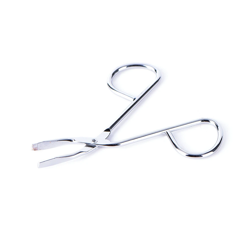 Description Picture 3 of itemHigh Quality Hair Remove Scissors Flat Tip Eyebrow Tweezer Clamp Clipper New