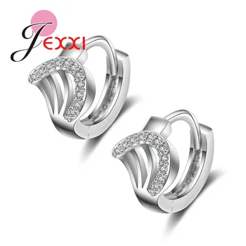 New Fashion Design Silver Circle Earring Mosaic Cubic Zirconia Stone Shell Shape Hoop Earrings for Women Bridal Jewelry
New Fashion Design Silver Circle Earring Mosaic Cubic Zirconia Stone Shell Shape Hoop Earrings for Women Bridal Jewelry