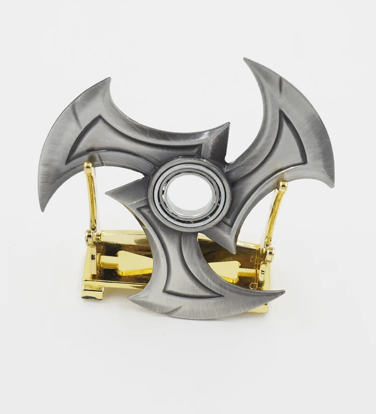 Hero alliance LOL shadow Lord of the flowMetal bearing rotating darts shurikenChildren's toys knife. Gifts for children.
Hero alliance LOL shadow Lord of the flowMetal bearing rotating darts shurikenChildren's toys knife. Gifts for children.