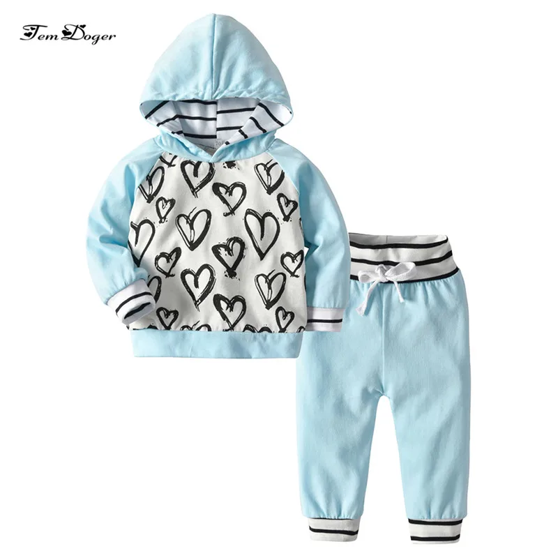 Tem Doger Baby Clothing Sets Infant Toddler Girls Clothes Suits Heart-shaped Hoodie Top+Pants 2PCS Outfits for Bebes Boys Wear
Tem Doger Baby Clothing Sets Infant Toddler Girls Clothes Suits Heart-shaped Hoodie Top+Pants 2PCS Outfits for Bebes Boys Wear