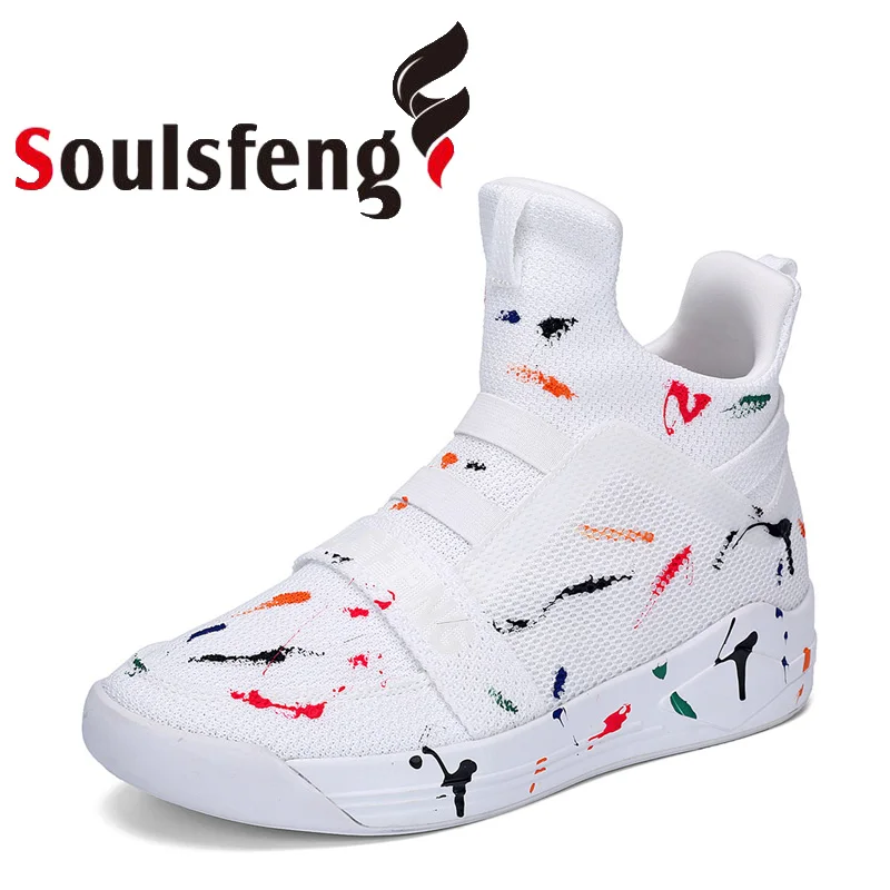 Soulsfeng Men Sneakers Women Shoes Man Skateboard Fashion Casual High-top Sports Walking | Спорт и развлечения