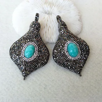 4 Pieces Snakeskin Pendant Pave Crystal Rhinestone and amazon stone Bead connector Charms For Making Necklaces Jewelry CT267
4 Pieces Snakeskin Pendant Pave Crystal Rhinestone and amazon stone Bead connector Charms For Making Necklaces Jewelry CT267