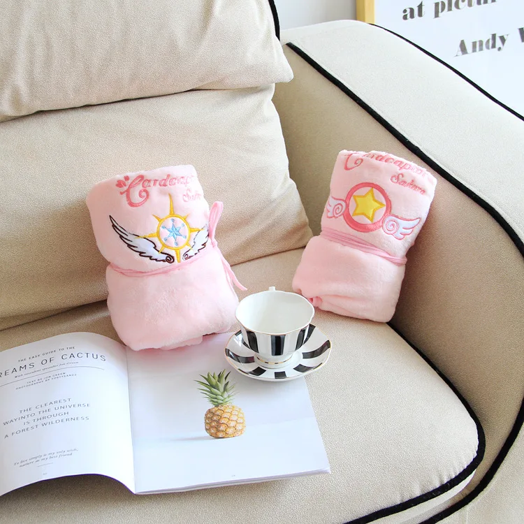 Soft Cartoon Blanket Star Magic Wand Sleeping Quilt Office Winter Warm Lunch Break Blanket Stuffed Card Captor Sakura Doll 100cm
Soft Cartoon Blanket Star Magic Wand Sleeping Quilt Office Winter Warm Lunch Break Blanket Stuffed Card Captor Sakura Doll 100cm