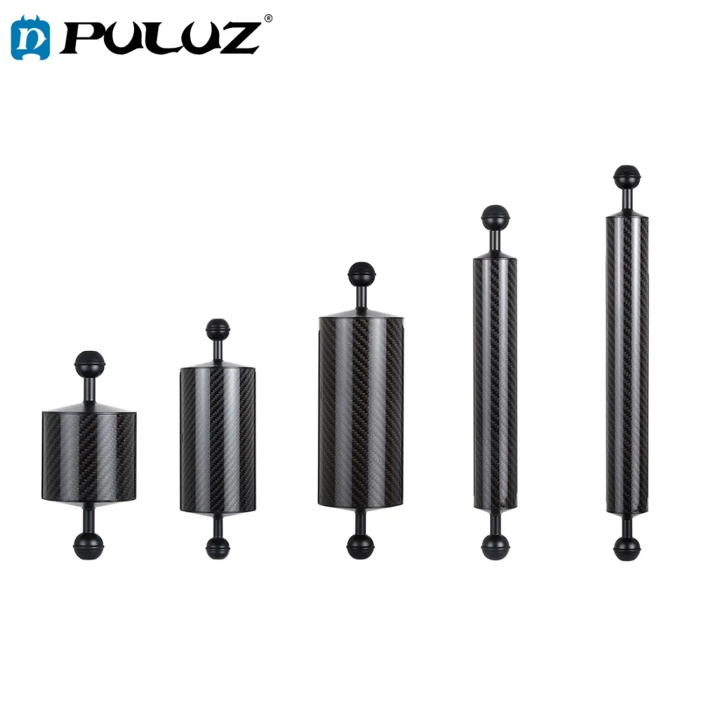 PULUZ Carbon Fiber Float Buoyancy Aquatic Arm Dual Ball Floating Arm Diving Camera Underwater Diving Tray for Gopro/Smartphones
PULUZ Carbon Fiber Float Buoyancy Aquatic Arm Dual Ball Floating Arm Diving Camera Underwater Diving Tray for Gopro/Smartphones