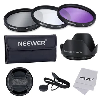 

Neewer 52MM Professional Lens Filter Accessory Kit for NIKON D7100 D7000 D5000 D3300 D3200 D3100 D3000 D90 D80 DSLR CamerasKit