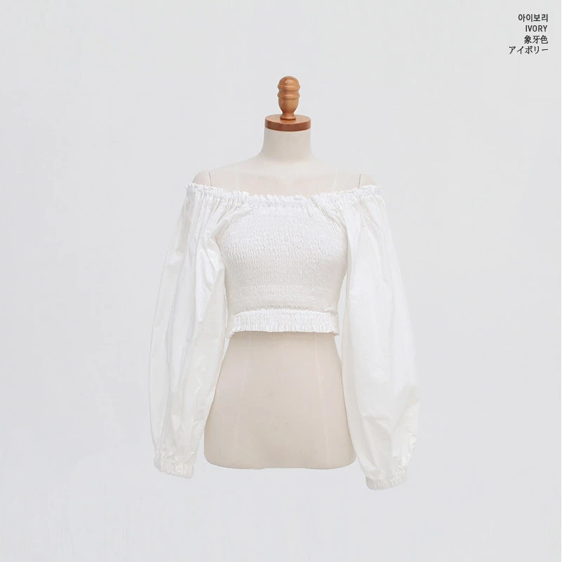 Pengpious cotton off shoulder blouse sexy girls long sleeve white blouse for sweet lady
Pengpious cotton off shoulder blouse sexy girls long sleeve white blouse for sweet lady