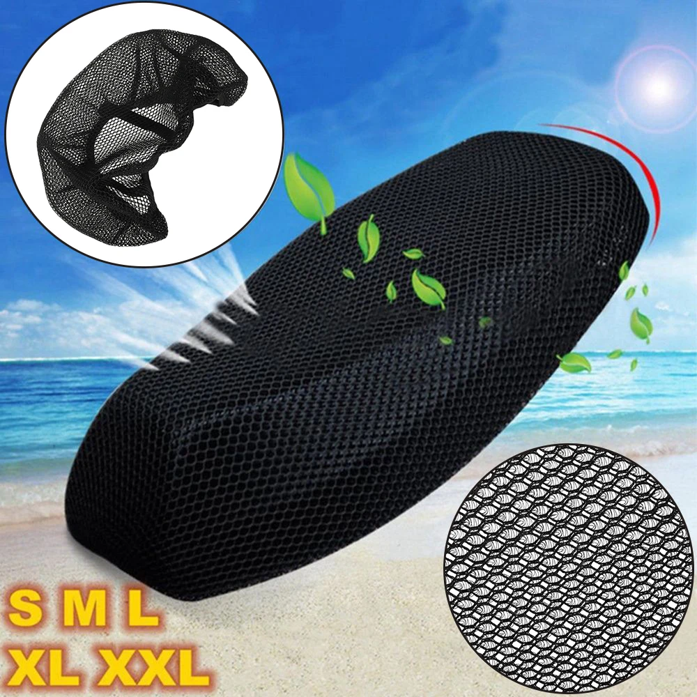 1PC 3D Black Motorcycle Electric Bike Net Seat Cover Mesh Cooling Protector Cushion Motorbike Care Styling Tools Accessories 
1PC 3D Black Motorcycle Electric Bike Net Seat Cover Mesh Cooling Protector Cushion Motorbike Care Styling Tools Accessories