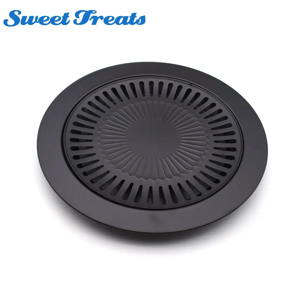 Sweettreats 1pcs Household Korean Style Non-stick Smokeless Barbecue BBQ Pan Grill Stovetop Barbeque Plate Kitchen Pan
Sweettreats 1pcs Household Korean Style Non-stick Smokeless Barbecue BBQ Pan Grill Stovetop Barbeque Plate Kitchen Pan