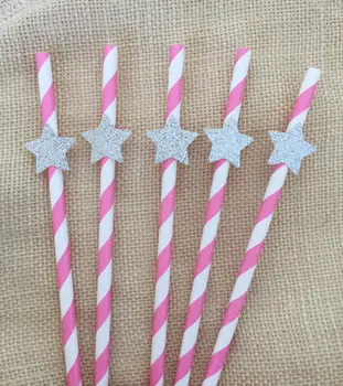 silver glitter little stars Stripe Paper Straws rustic wedding, engagement, birthday, baby shower, tea party straw
silver glitter little stars Stripe Paper Straws rustic wedding, engagement, birthday, baby shower, tea party straw