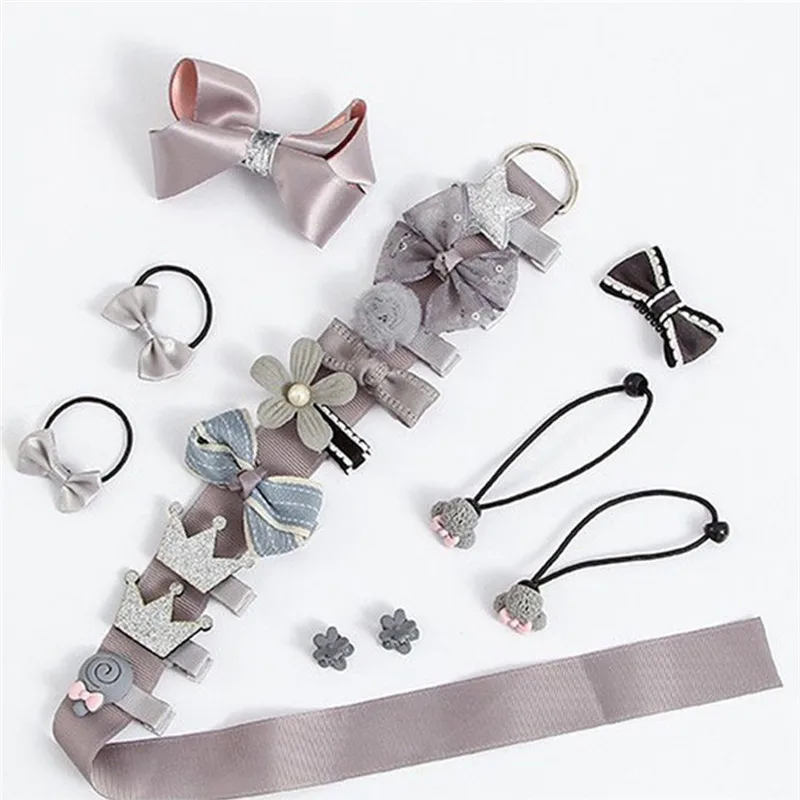 17pcs/Set Baby Kids Girls Hair Accessories Pink/Wine Red/Grey Ribbon Bowknot Flower Hairpins Barrettes Crown Hair Clips Gift
17pcs/Set Baby Kids Girls Hair Accessories Pink/Wine Red/Grey Ribbon Bowknot Flower Hairpins Barrettes Crown Hair Clips Gift
