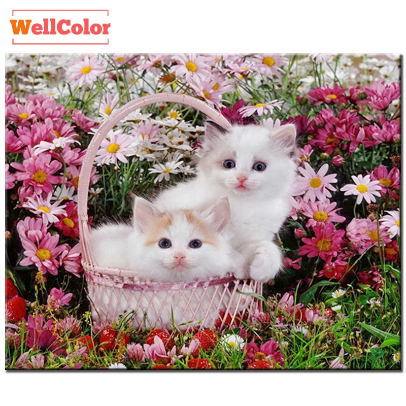 RUBOS pattern rhinestone diamond embroidery two white cats in daisy full beaded set diamond mosaic flowers sale 3D DIY trade
RUBOS pattern rhinestone diamond embroidery two white cats in daisy full beaded set diamond mosaic flowers sale 3D DIY trade