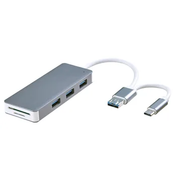 USB 3.1 Type-C/ Micro USB/ USB 3.0 To 3 x USB Hub And SD/TF Card Reader Combo Card Reader Drop Shipping l1115#2
USB 3.1 Type-C/ Micro USB/ USB 3.0 To 3 x USB Hub And SD/TF Card Reader Combo Card Reader Drop Shipping l1115#2