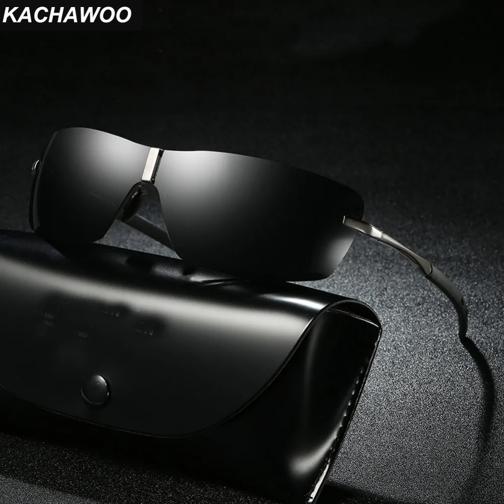 Kachawoo Yellow Rimless Sunglasses Mirror Polarized For Men Black Metal One Piece Lens Driving Sun Glasses Male High Quality
Kachawoo Yellow Rimless Sunglasses Mirror Polarized For Men Black Metal One Piece Lens Driving Sun Glasses Male High Quality