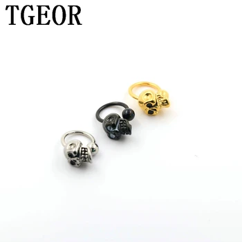 Free shipping 30pcs 1.2*8*4mm skull surgical Steel circular piercing titanium plated gold piercing horseshoe ring
Free shipping 30pcs 1.2*8*4mm skull surgical Steel circular piercing titanium plated gold piercing horseshoe ring