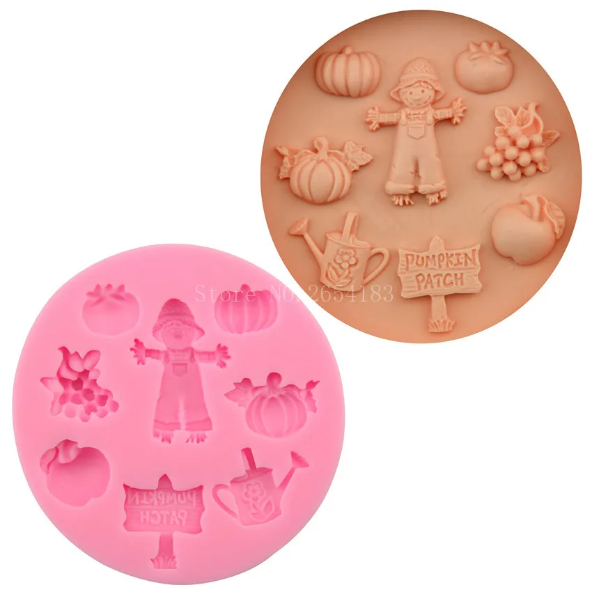 Scarecrow umpkin patch Silicone Fondant Soap 3D Cake Mold Cupcake Jelly Candy Chocolate Decoration Baking Tool Moulds FQ2199
Scarecrow umpkin patch Silicone Fondant Soap 3D Cake Mold Cupcake Jelly Candy Chocolate Decoration Baking Tool Moulds FQ2199