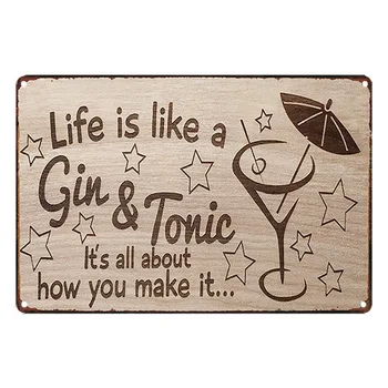 Life is like a Gin & Tonic Metal Photo Plaque Tin Vintage Sign Motto Brave Plate Pub Wall Art Decor Notice Photo Display 20x30cm
Life is like a Gin & Tonic Metal Photo Plaque Tin Vintage Sign Motto Brave Plate Pub Wall Art Decor Notice Photo Display 20x30cm