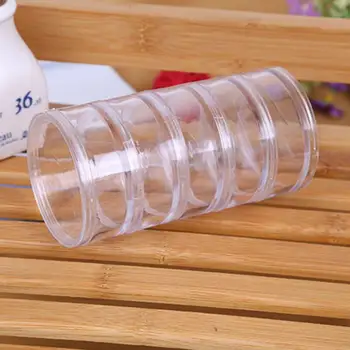 7*7*13.5cm Transparent Clear Cosmetic Storage Containers Minerals Display Makeup Stackable Jar 5 layer LX7218
7*7*13.5cm Transparent Clear Cosmetic Storage Containers Minerals Display Makeup Stackable Jar 5 layer LX7218