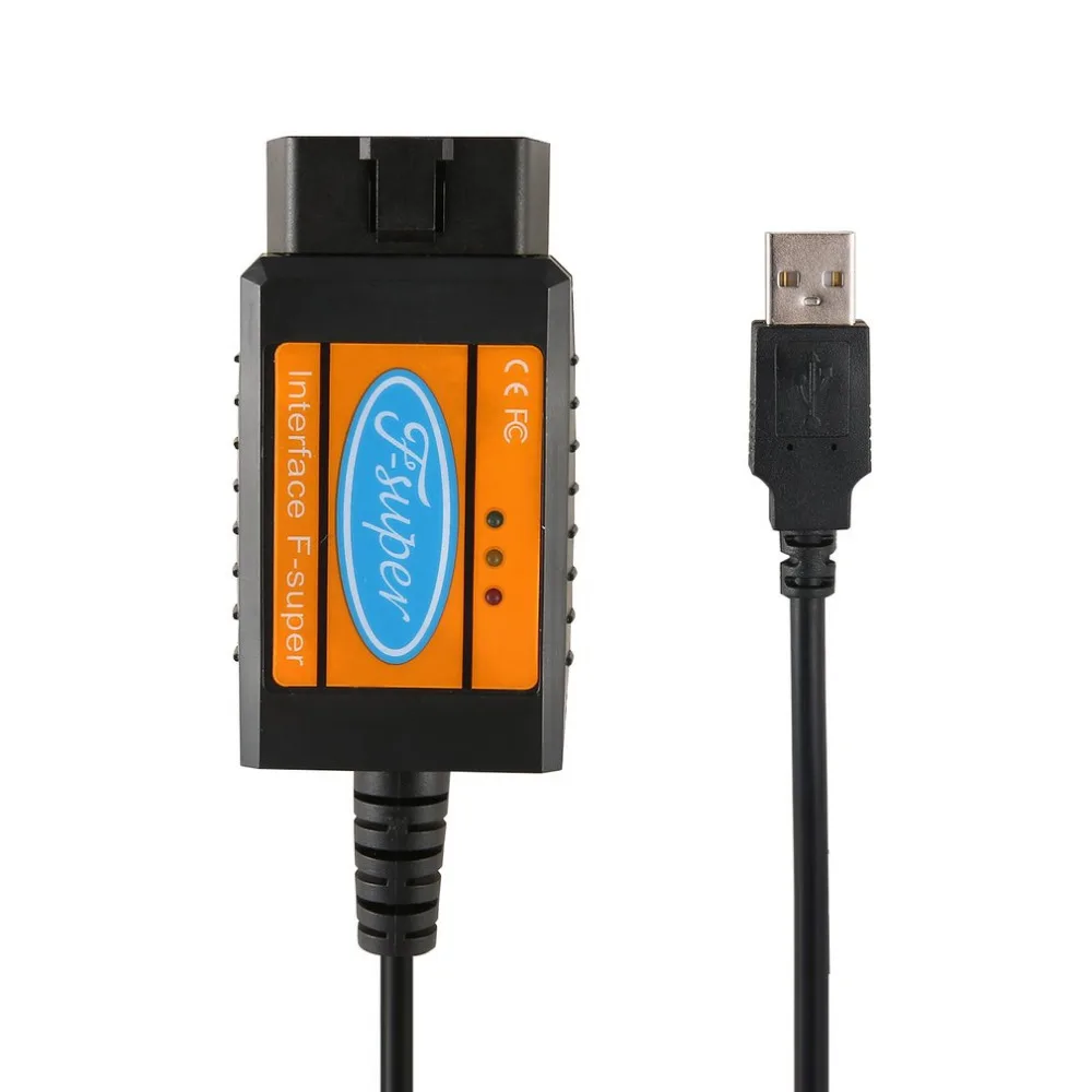New Professional F-super Auto OBD II Scanner Code Reader USB Interface Scan Tool for Ford Gasoline & for Diesel Cars
New Professional F-super Auto OBD II Scanner Code Reader USB Interface Scan Tool for Ford Gasoline & for Diesel Cars