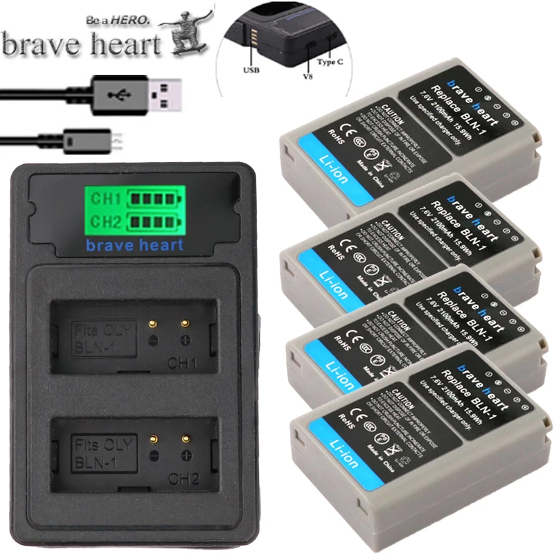 Hot sale 2100MAH PS BLN-1 BLN1 PSBLN1 PS-BLN1 Li-ion Battery+LCD dual Charger for Olympus E-M5 OM-D E-M1 E-P5 Camera L10
Hot sale 2100MAH PS BLN-1 BLN1 PSBLN1 PS-BLN1 Li-ion Battery+LCD dual Charger for Olympus E-M5 OM-D E-M1 E-P5 Camera L10