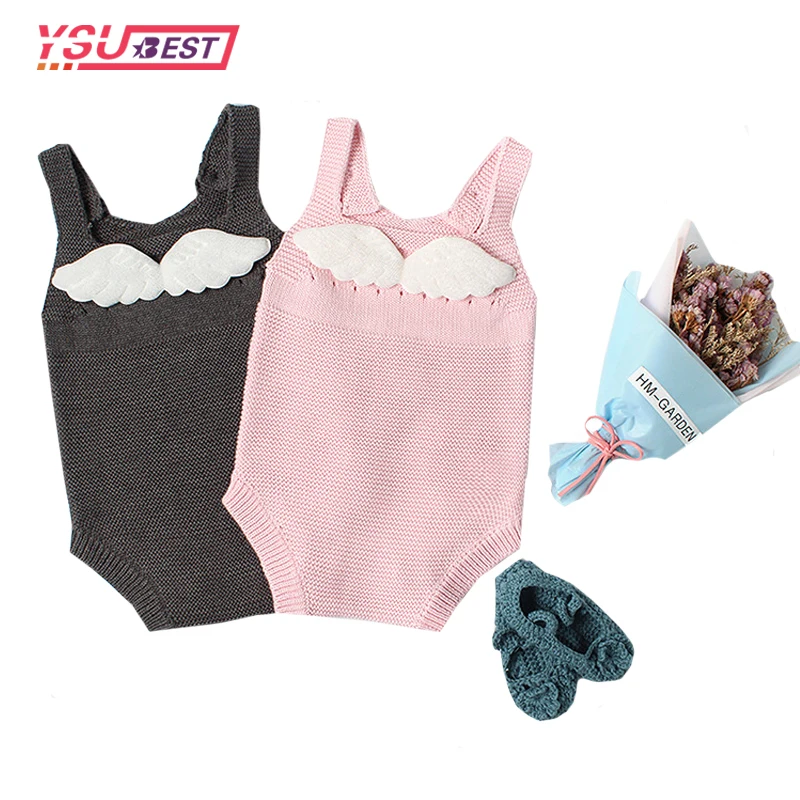 2019 Spring Autumn Baby Rompers Girls Climbing Suit Boys Clothes Knitting Clothing With Angel Wings New Born Sweater Bodysuit
2019 Spring Autumn Baby Rompers Girls Climbing Suit Boys Clothes Knitting Clothing With Angel Wings New Born Sweater Bodysuit