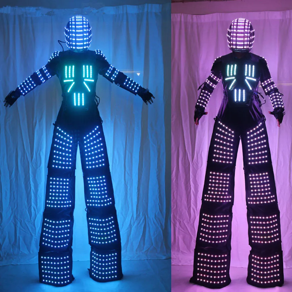 LED Robot Suits Luminous Robot Costume David Guetta LED Robot Suit illuminated kryoman Robot led Stilts Clothe
LED Robot Suits Luminous Robot Costume David Guetta LED Robot Suit illuminated kryoman Robot led Stilts Clothe