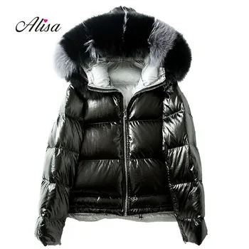 New Winter Two-sided Warm Outerwear Women Casual Hooded Real Fur Collar Short White Down Jackets Female Zipper Down Coats Parkas
New Winter Two-sided Warm Outerwear Women Casual Hooded Real Fur Collar Short White Down Jackets Female Zipper Down Coats Parkas
