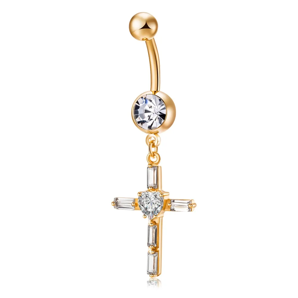 cross shape Stainless Steel Crystal Belly Button Rings Piercings Nombril Sexy Ombligo Piercings Navel Earring Piercing Jewelry
cross shape Stainless Steel Crystal Belly Button Rings Piercings Nombril Sexy Ombligo Piercings Navel Earring Piercing Jewelry