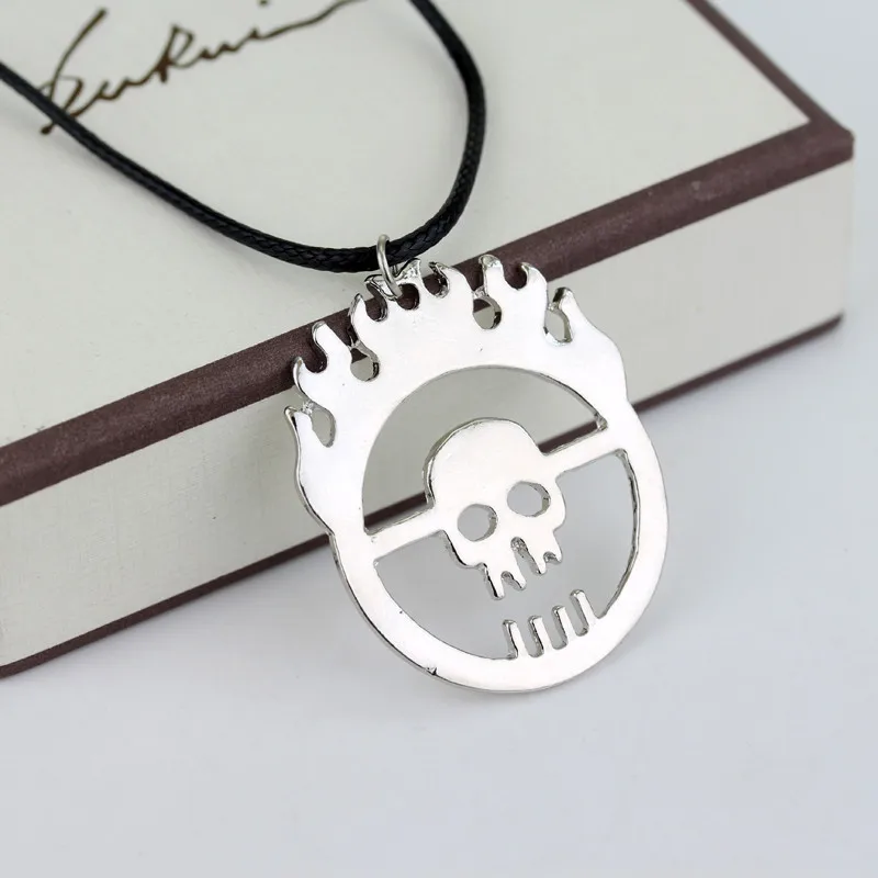dongsheng Hot Mad Max Fury Road Joe Skull Gang Necklace Flame Skull suspension Necklaces with Leather Rope -30
dongsheng Hot Mad Max Fury Road Joe Skull Gang Necklace Flame Skull suspension Necklaces with Leather Rope -30
