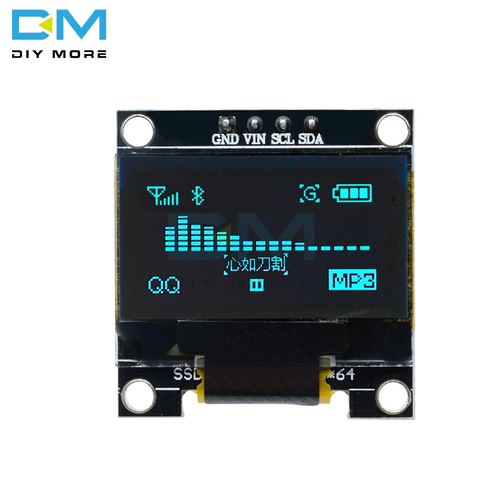 0.96 Inch I2C IIC Serial 128X64 128*64 Blue OLED LED Display Module Compatible For Arduino STM32 Controller Driver Board 3V 5v
0.96 Inch I2C IIC Serial 128X64 128*64 Blue OLED LED Display Module Compatible For Arduino STM32 Controller Driver Board 3V 5v