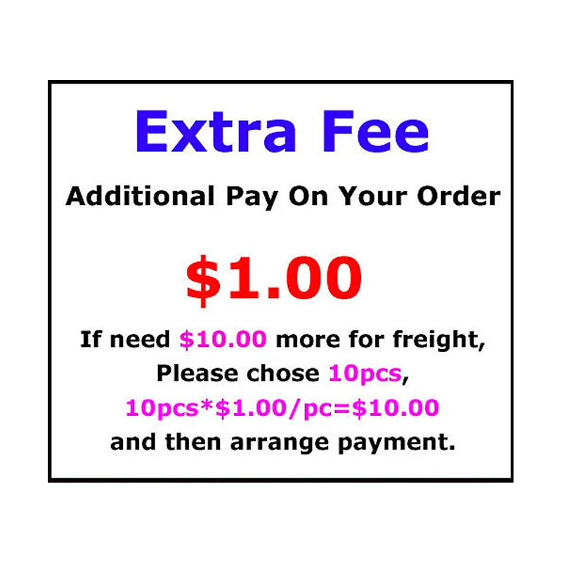 Extra Fee