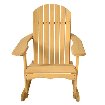 Outdoor Yellow Rocking Chair Garden Furniture High Quality Modern Solid Fir Rocking Chair with Wide Armrests HW50297
Outdoor Yellow Rocking Chair Garden Furniture High Quality Modern Solid Fir Rocking Chair with Wide Armrests HW50297
