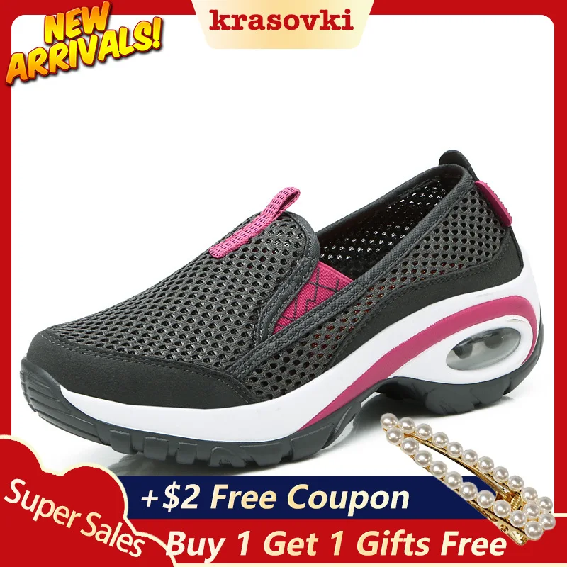Fujin Summer Air Mesh Women Sneakers Casual Shoes Slip on Summer Platform Sneakers Breathable Comfortable Shoes Ladies Slipons
Fujin Summer Air Mesh Women Sneakers Casual Shoes Slip on Summer Platform Sneakers Breathable Comfortable Shoes Ladies Slipons