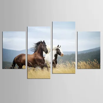 4 pcs High Quality Art Pictures Running Horse Large HD Modern Home Wall Decor Abstract Canvas Print painting
4 pcs High Quality Art Pictures Running Horse Large HD Modern Home Wall Decor Abstract Canvas Print painting