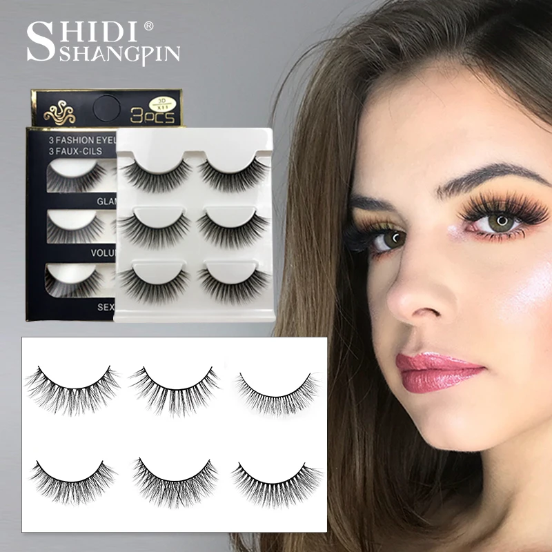 LANJINGLIN 3 pairs mink eyelashes natural fake eye lashes make up handmade 3d mink lashes false lash volume eyelash extension
LANJINGLIN 3 pairs mink eyelashes natural fake eye lashes make up handmade 3d mink lashes false lash volume eyelash extension