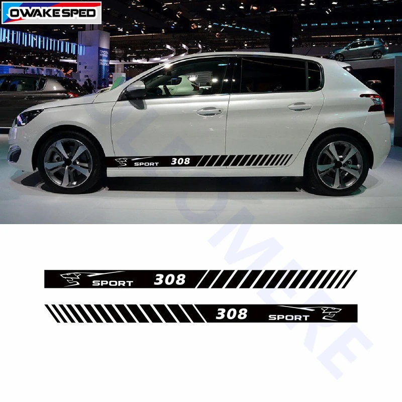 For Peugeot 308 307 Sport Side Skirt Stripes Sticker Car Door Body Decor Decal Auto Customized Stickers
For Peugeot 308 307 Sport Side Skirt Stripes Sticker Car Door Body Decor Decal Auto Customized Stickers