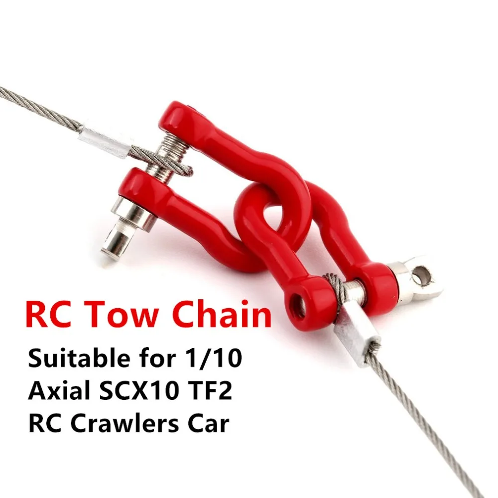 RC Car 1/10 Metal RC Trailer Hook Tow Chain Shackle for Axial SCX10 TF2 Crawler RC Spare Part Kit Accessories
RC Car 1/10 Metal RC Trailer Hook Tow Chain Shackle for Axial SCX10 TF2 Crawler RC Spare Part Kit Accessories