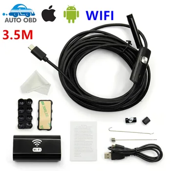 2018 Wifi Endoscope 8mm 3.5m Android Camera Borescope HD 720P Waterproof Inspection IOS Iphone Endoscope Camera WIFI
2018 Wifi Endoscope 8mm 3.5m Android Camera Borescope HD 720P Waterproof Inspection IOS Iphone Endoscope Camera WIFI