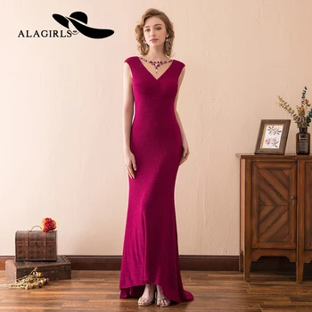 Alagirls Elegant Evening Dresses Slim Mermaid Prom Dress V Neckline Sequins Sparkly Party Dress Graduation Party Gowns
Alagirls Elegant Evening Dresses Slim Mermaid Prom Dress V Neckline Sequins Sparkly Party Dress Graduation Party Gowns